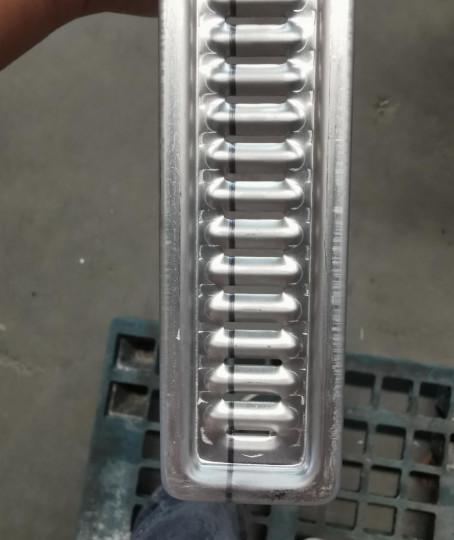 Quality Consistent Hole Spacing Aluminum Radiator Header Plate With Heat Dissipation Head Plate for sale