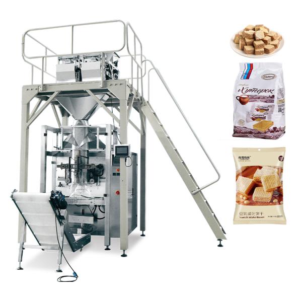 Full Automatic Vertical Snack Food Packing Machine , Soft Candy Packaging Machine