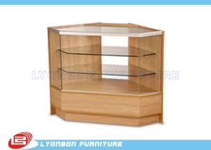 China Durable MDF Glass Wood Display Cabinets / Products Trade Show Display on sale