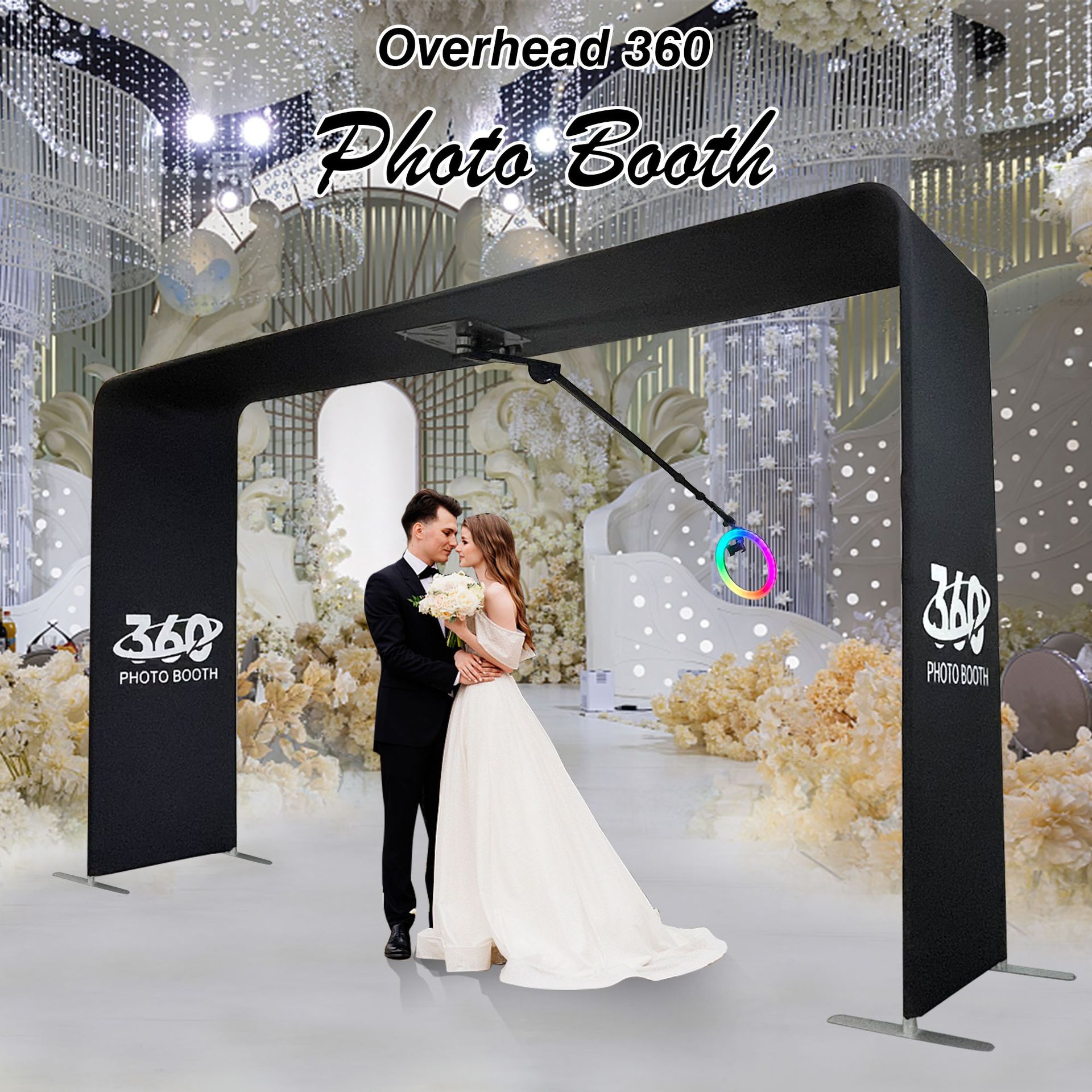 Portable 360 Photo Booth with Truss and Remote Control Top 1 -Direct Advantages