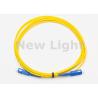 High Return Loss Optical Fiber Patch Cord / SC TO SC Single Mode Fiber Patch Cable for sale