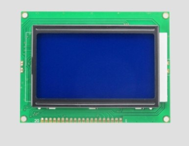 Monochrome Dot Matrix Graphic LCD Display Module With White Backlighting