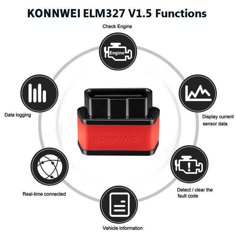 Mini Elm327 wireless Obd2 Scanner Wifi Android IOS EOBd protocol after year 1996