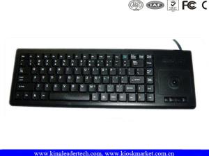 China Plastic Integrated Industrial Computer Keyboard Built With Laptop Style Key And Trackball wholesale