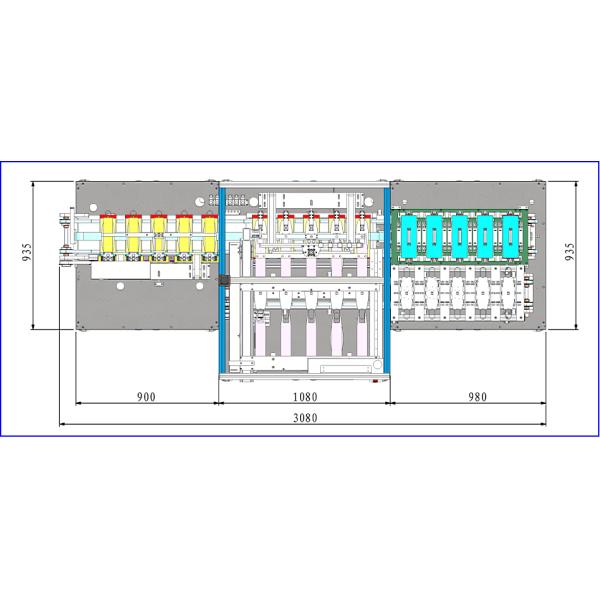 kf94/kn95 four-side sealing mask packaging machine 6 channel kn95 mask packaging machine mask pouch packaging 5 machine