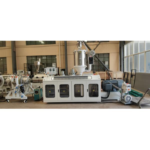 PE pipe extrusion production line overview