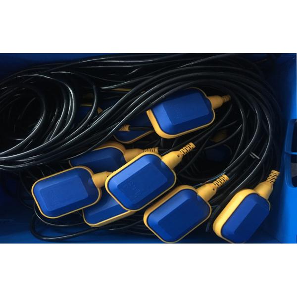 Blue Color Water Pump Float Switch / Water Level Switch For Pump Tank