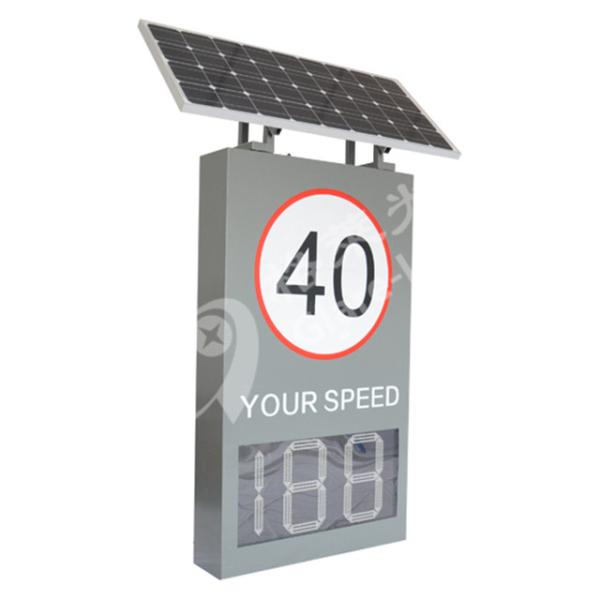 Quality Radar Speed Display Highway Vehicle Portable Speed Signs Test IP65 for sale