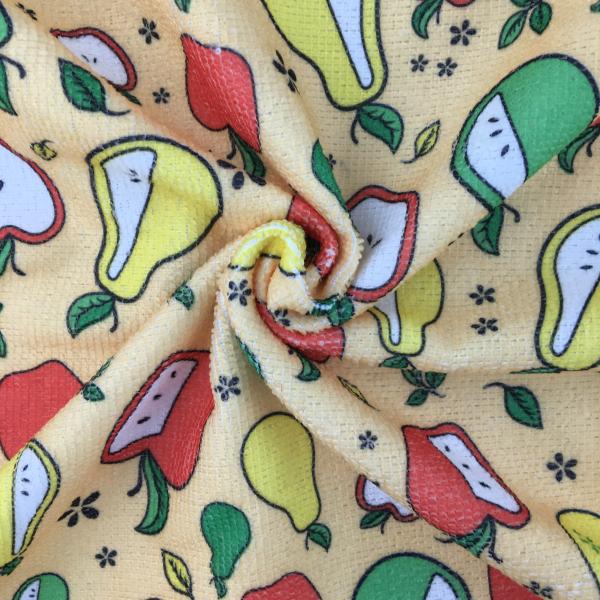 Quality Flowery Cartoon Printed Microfiber Cleaning Cloth Fabric Customized for sale