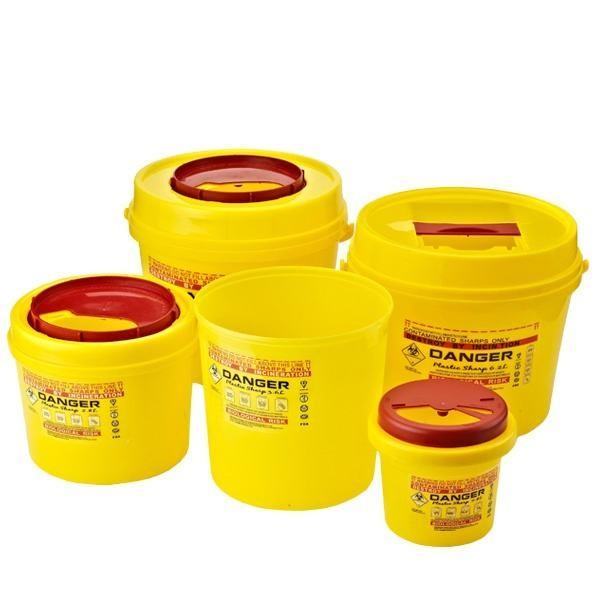 Quality Hospital Syringe Sharp Medical Waste Containers Medical Biohazard Sharp Needle Disposal Container for Sharps for sale