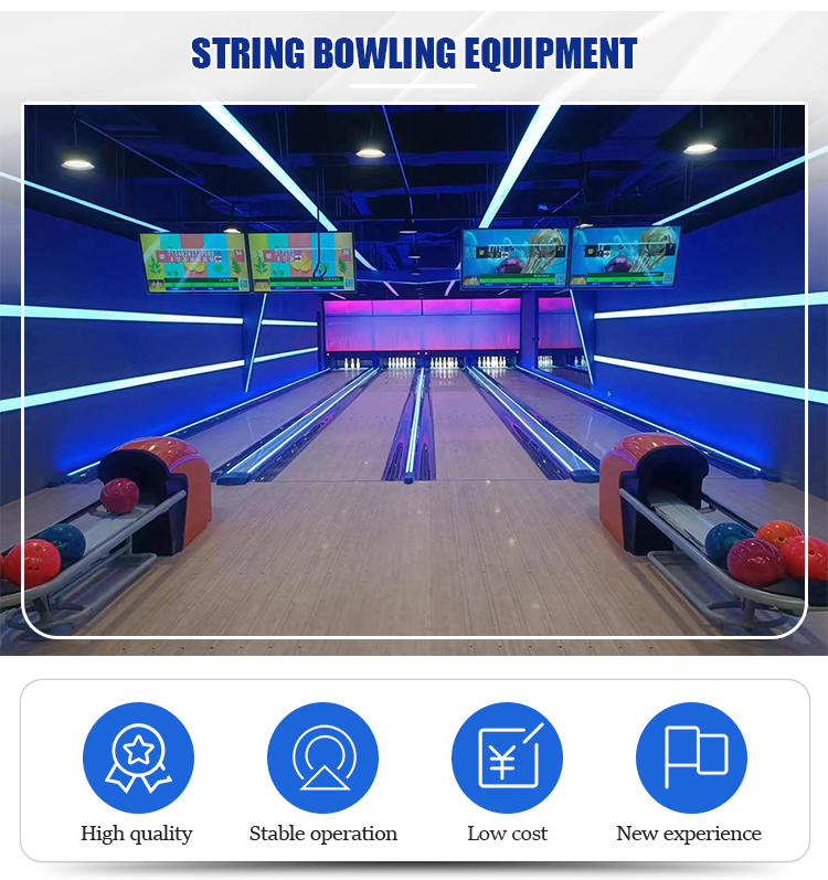 Manufacture's 31x1.75 Black Bowling Lanes with String Pinsetter and Affordable Choice