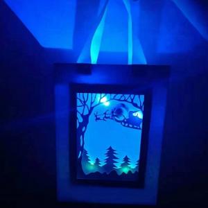 China super Cool darkness Luminous Paper Bags For Christmas And Easter Gifts wholesale