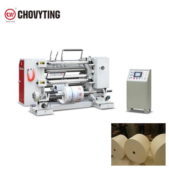Quality High Speed Auxiliary Equipment , 130m/Min Fully Automatic BOPP Tape Slitting Machine for sale