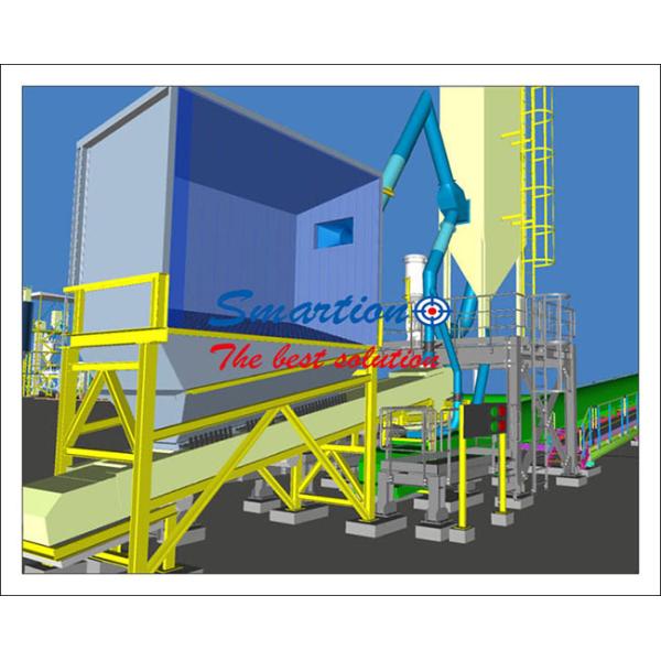 ISO14000 50 TPH Modular Moving Cement Grinding Plant