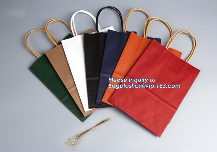 Custom paper bag with handle coated white paper bag printing pattern flower carrier bag,Flower carrier paper bags with d
