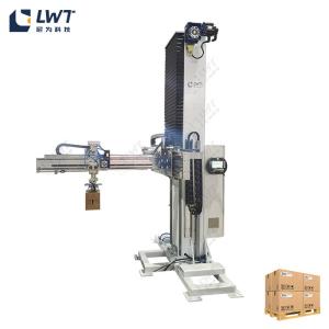 China Automatic Carton Palletizing Equipment Single Column Palletizer on sale