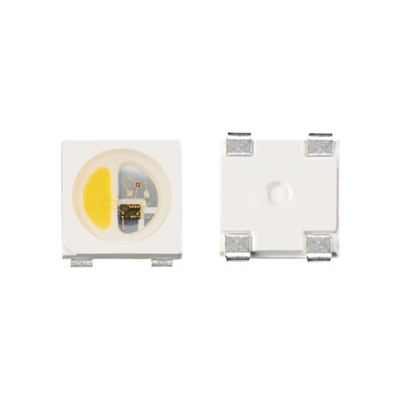 Individually addressable 5050 SMD RGBW built-in IC chip lighting source for DIY led products