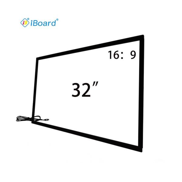 Quality 32" Infrared Touch Frame IR multi touch screens overlay kit for video wall kiosk 22"~300" Customized size for sale
