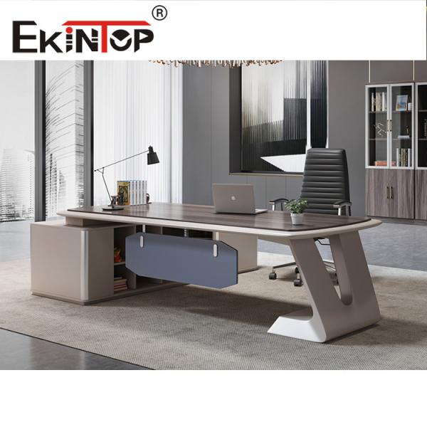 Quality Luxury Study Combination Modern Style Desk Customized White Table for sale