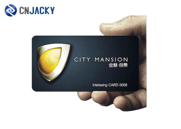 Quality Plastic PVC RFID Smart Card with Embossing Code 18 Sequential Number for sale