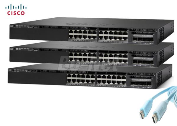 Quality IP Base Used Cisco Switches WS-C3650-24TS-S 24 x 10/100/1000 Ethernet Ports for sale