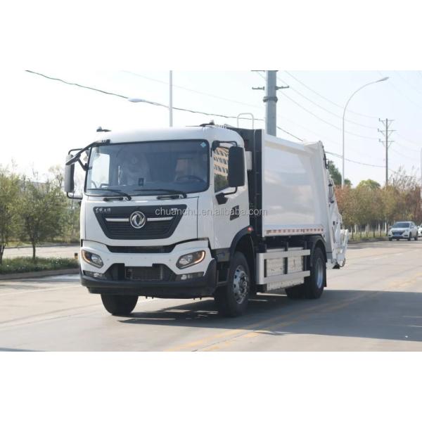 Pure Electric Cutting Edge 4 Sided Self Loading Garbage Truck Optimizing Waste Collection Efficiency