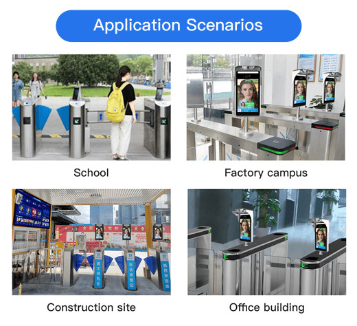 Standalone Facial Recognition Temperature Scanner Fever Screening Terminal