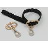 Buy cheap Zinc Alloy Fashion Shoe Buckles , Rhinestone Shoe Repair Buckles Durable from wholesalers