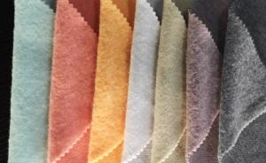 China Solid Dyed Polyester Brushed French Terry Fleece Fabric For Hoodies wholesale