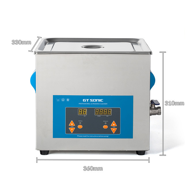 Gt Sonic Classical 13L Digital Ultrasonic Cleaner With Timer And Heater