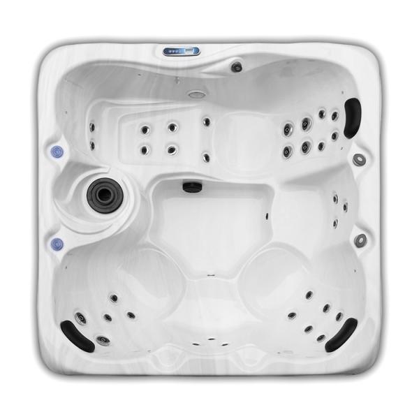 Quality Out Door Acrylic Massage Air Jets Whirlpool Hot Tubs With Underwater Led Light for sale