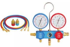 First-Class 134A Pressure gauge set, metal handle, explosion-proof bottle opener 2196 pipe pressure 600PSI-3000PSI
