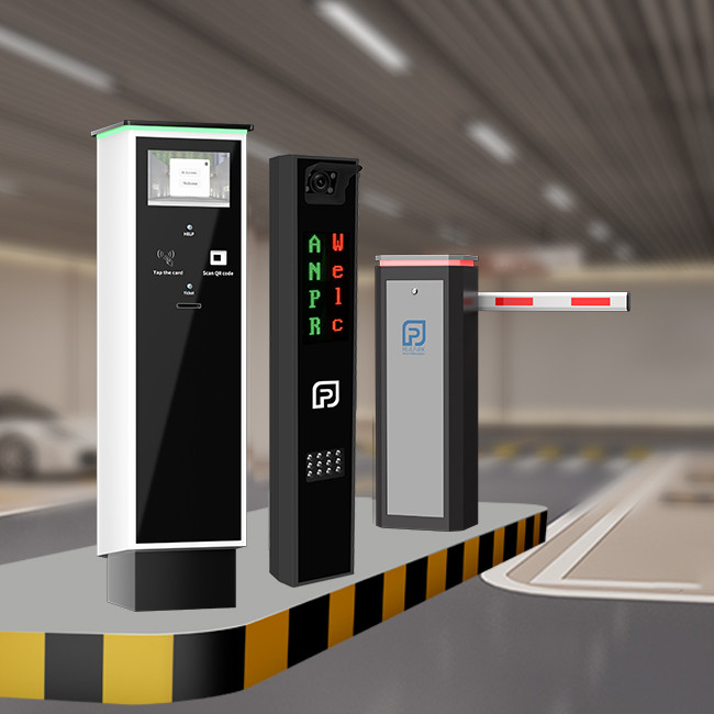 Smart LPR Parking Controller and LED Display System for Auto Vehicle Access
