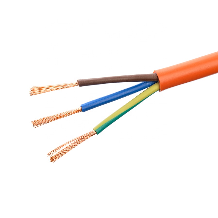 3x0.75 1.0 1.5 mm2 H03vv-f/h05vv-f/h07vv-f SNI/VDE/KC Certificated 3 Phase Multi Core Copper Pvc Power Cable for Home Wiring