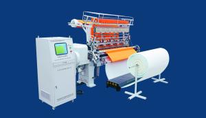 China High Speed Industrial Quilting Machine For Baby Duvets, X - Axis Movement 203.2mm wholesale