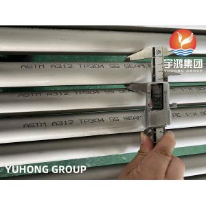 China Stainless Steel Seamless Pipe ASTM A312 TP304, Oil and Gas Usage wholesale