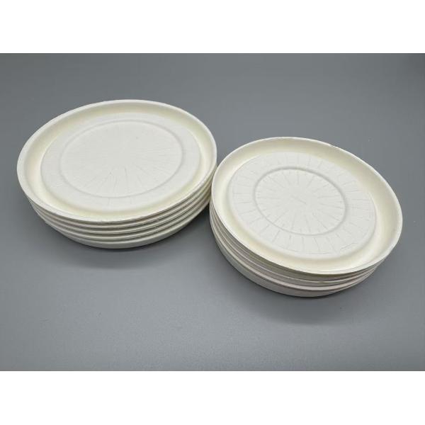 Disposable 100% Compostable Paper pulp Cup Lid 5oz Cover Disposable Lids With Cups