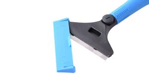 China 105mm Metal Window Cleaning Scraper Blade With Guard wholesale