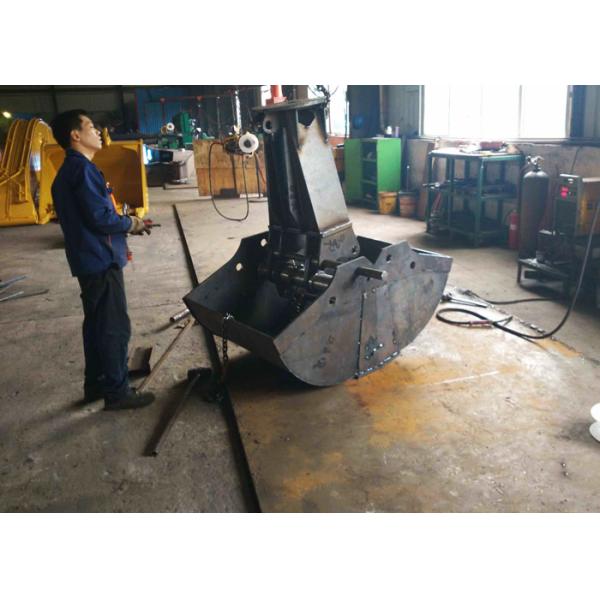 Clamshell Rotating Log Grapple , Log Grab Attachment 1400 Mm Large Open Space 780 Kg