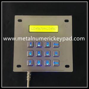 FCC Certified Stainless Steel Keyboard Illuminated With LED Indicator