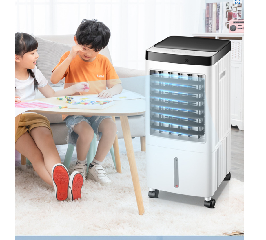 Silk Screen Printing Household 10L Capacity Air Cooler for Home Room Cooling Solution