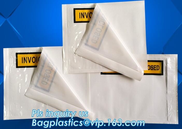 TNT DHL shipping packing list document envelopes, packing list padded envelope, tamper proof express use plastic packing