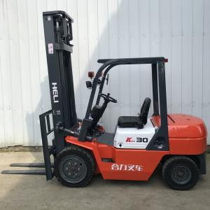 Used Heli K30 Diesel Forklift 3000kg Lifting Capacity 4.5m Height Two Sages Lifting Machine In Very Good Condition
