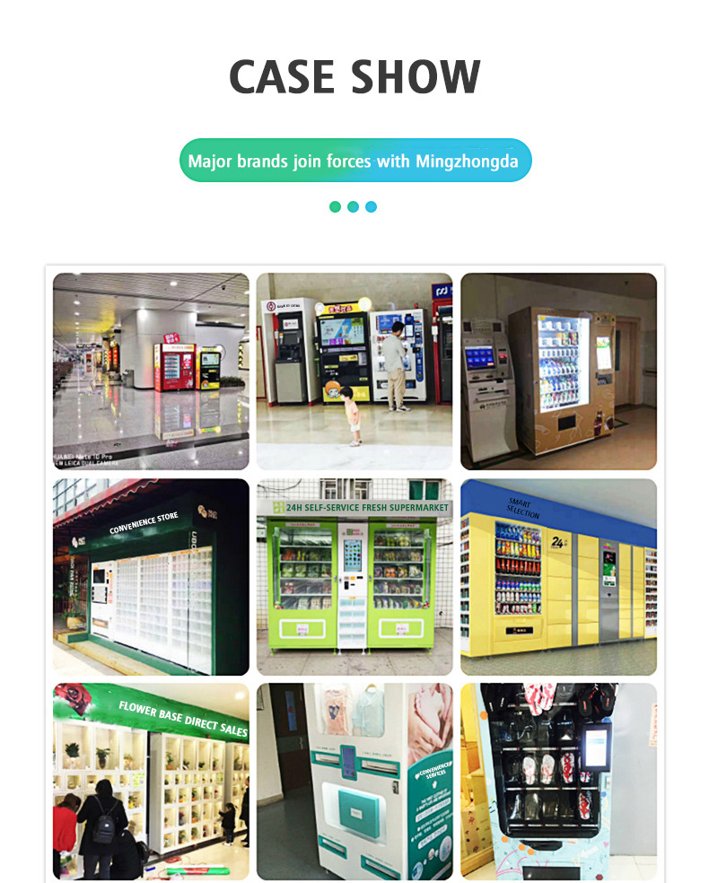 Automatic intelligent combination of cheap snacks drinks pizza vending machine