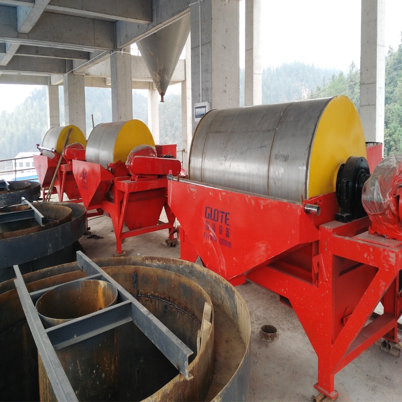 Coltan Ore Processing Wet Magnetic Separator with Raw Material Analyse and 1.1kw Power