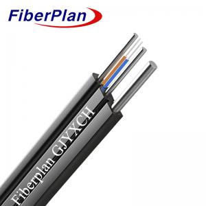 China Super High Quality GJYXCH Fiber G652.D Single Core FTTH Drop Cable With Messenger wholesale