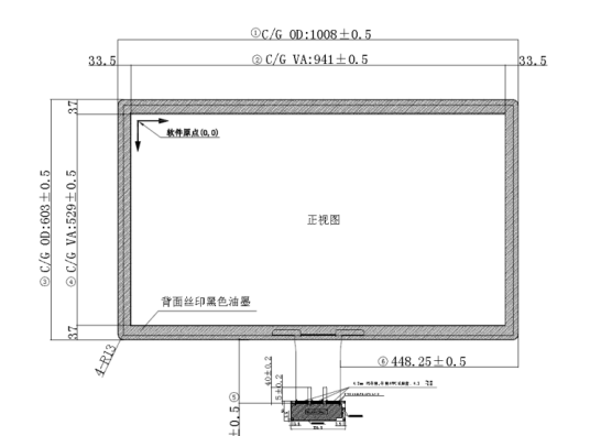 10 Points Multi Touch Capacitive Screen 43 Inch USB Controller 10ms Response Time