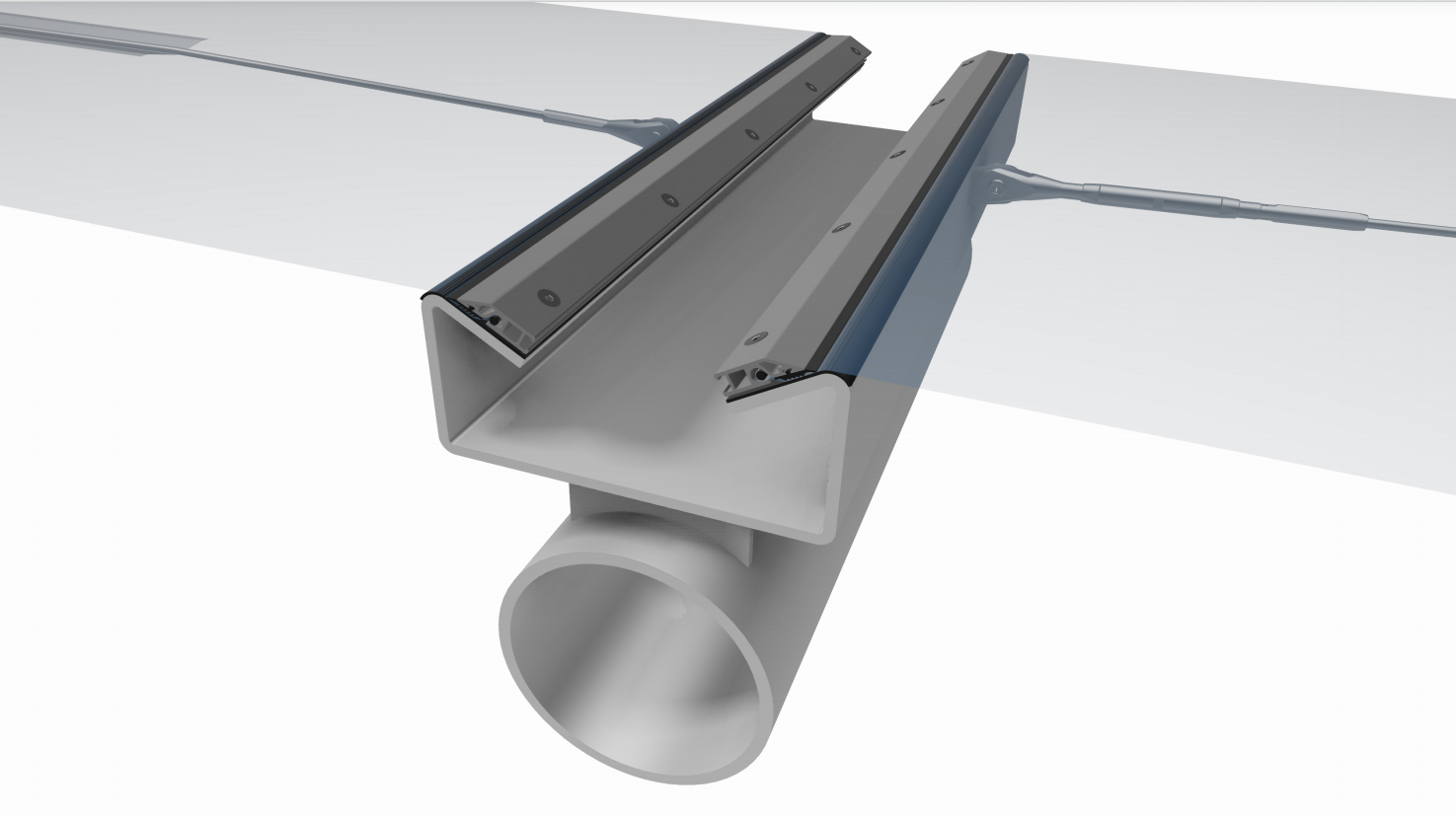 Sunshade Car Park Tensile Membrane Structure with PTFE Coating