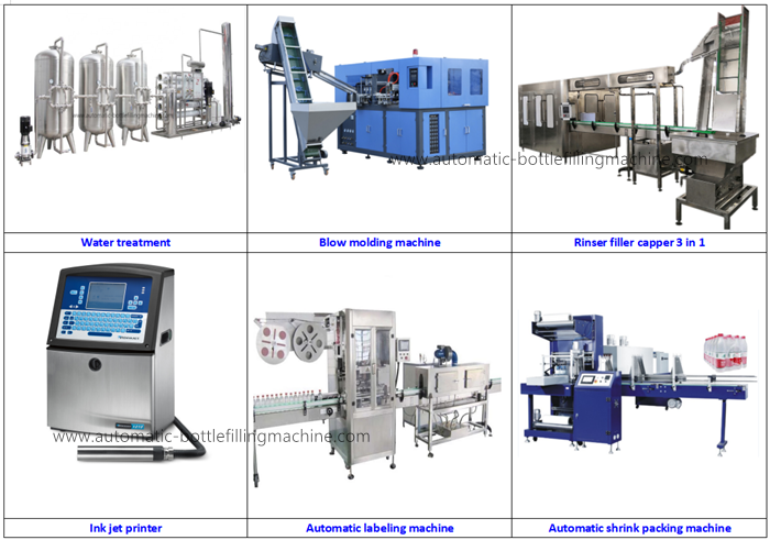0.5L 24 Heads 10000BPH Automatic Water Filling Machine With Touch Screen