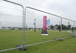 Removable Folding 2.5mm Plastic Temporary Fencing Retractable Security Anticorrosion